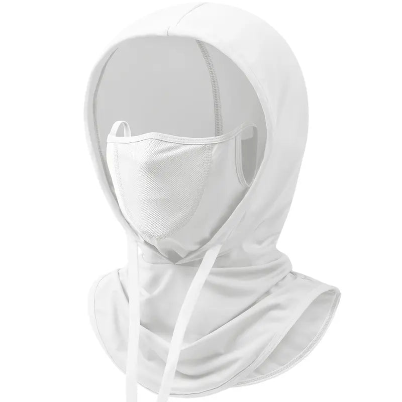 UV-Protective, Breathable Full-Head Hooded Face Mask — Unisex Fishing Mask