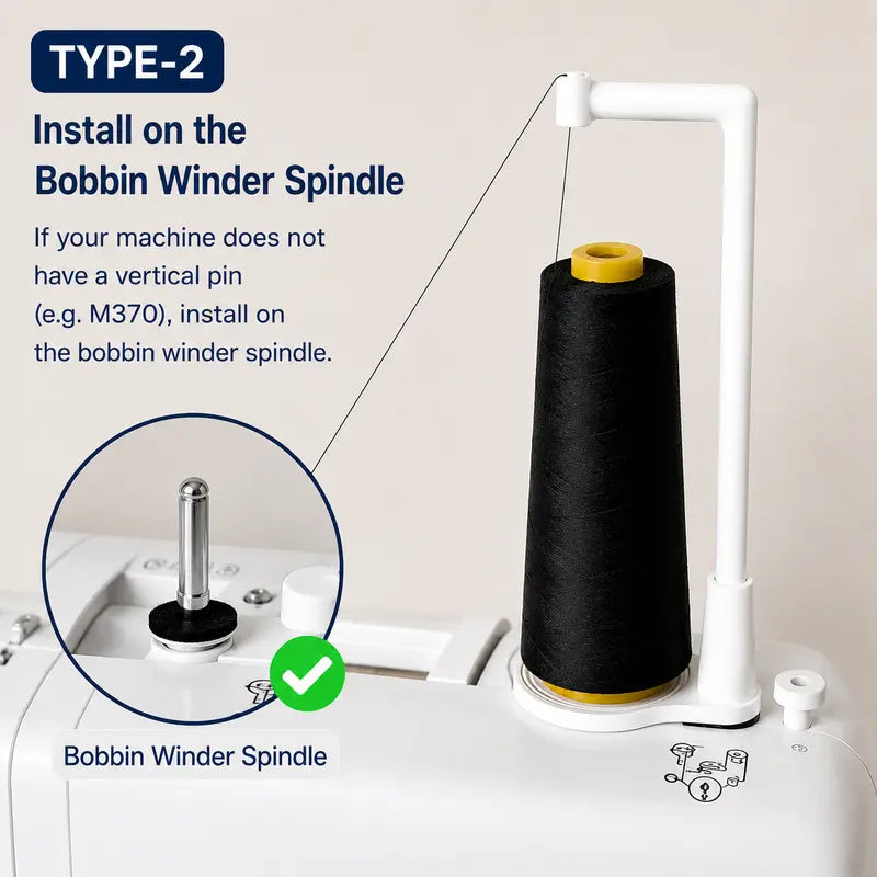 Sewing Machine Thread Stand for Large Cone Thread