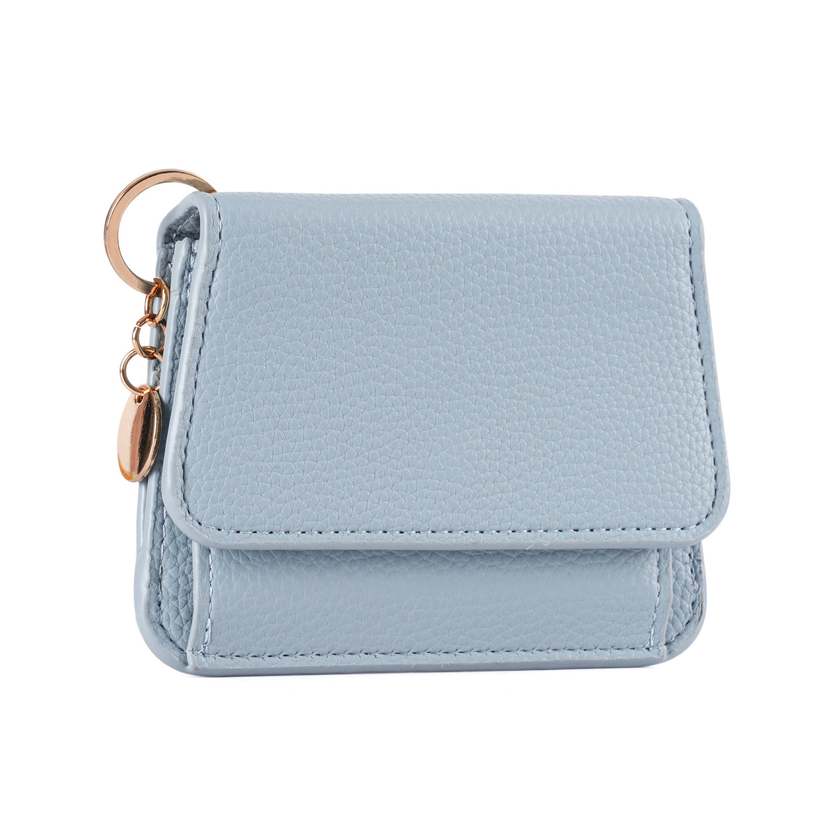 RFID Short Wallets for Women – Fashionable Card Holder with Key Ring & Coin Purse