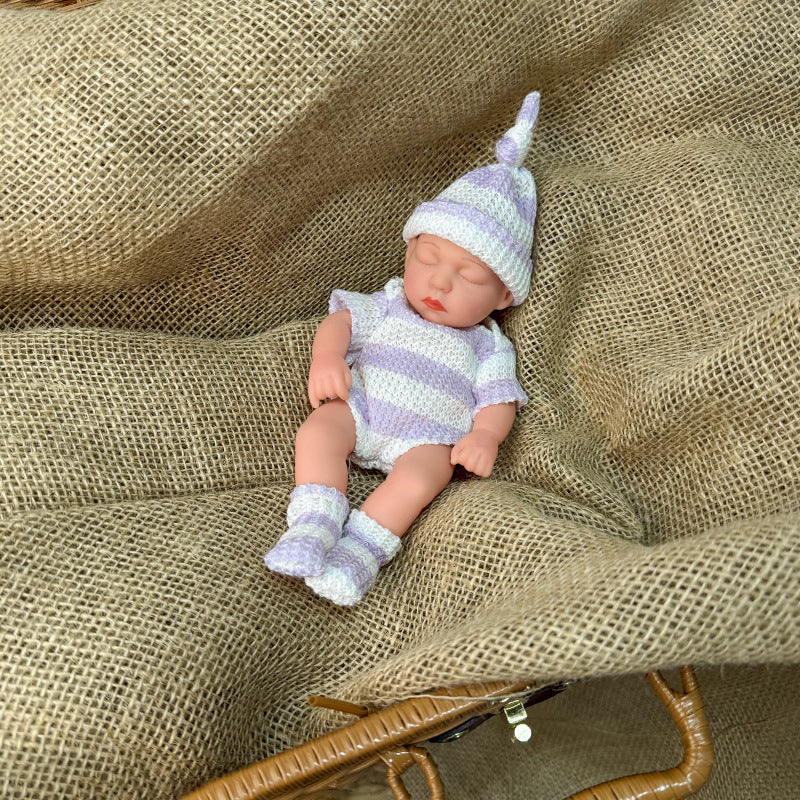 Mini silicone doll,Suitable as a birthday gift for children