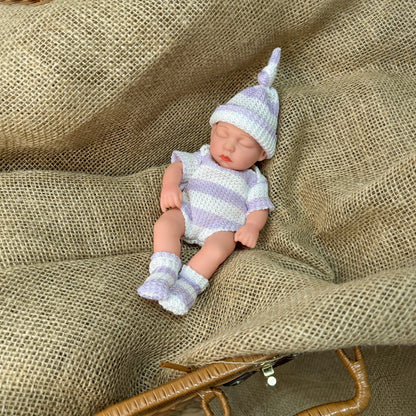 Mini silicone doll,Suitable as a birthday gift for children