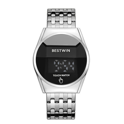 Round LED Touchscreen Digital Watch