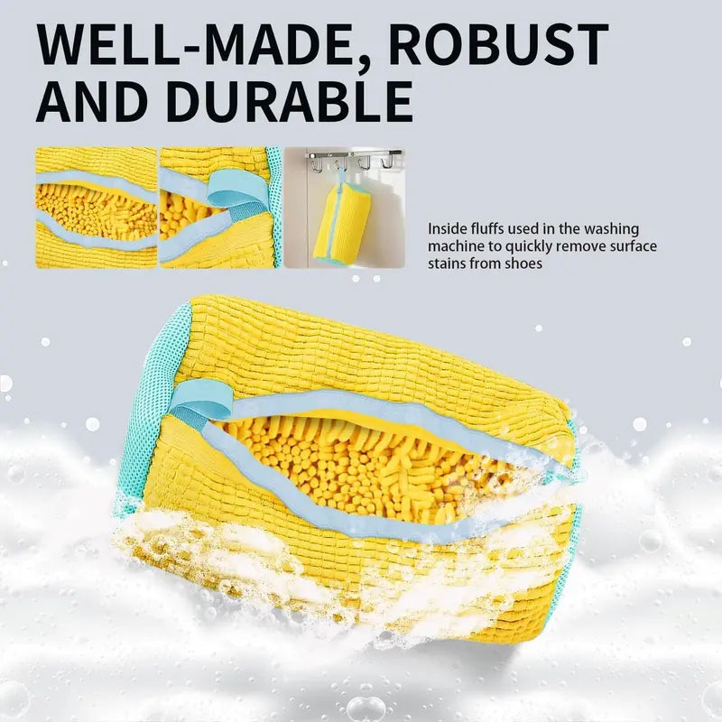 360° Deep Clean Reusable Shoe Wash Bag for Washing Machine