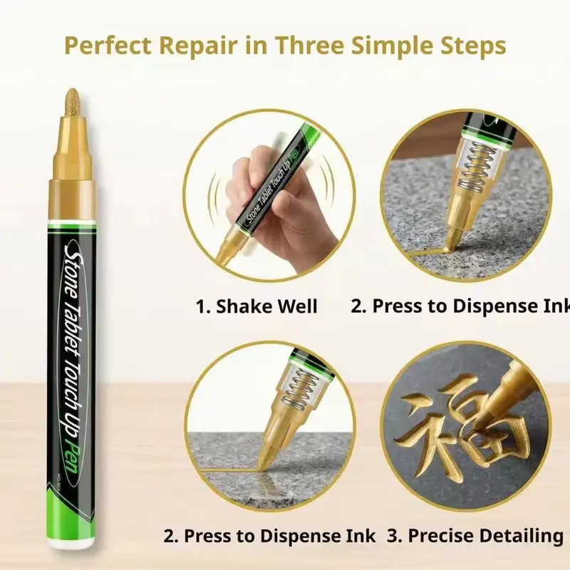 Pack of 6 Tombstone Inscription Restoration Pens