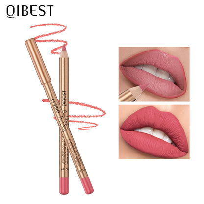 12 Colors Lip Liner Set, Brown Pink Red Series Lip Liners