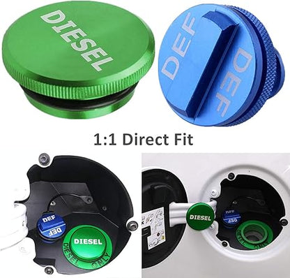 Magnetic Diesel Fuel Cap & DEF Cap for RAM 1500 2500 3500 Trucks (2013-2019)