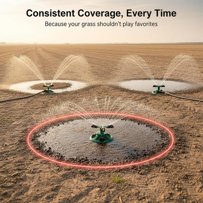 Automatic 360° Rotating Lawn Sprinkler