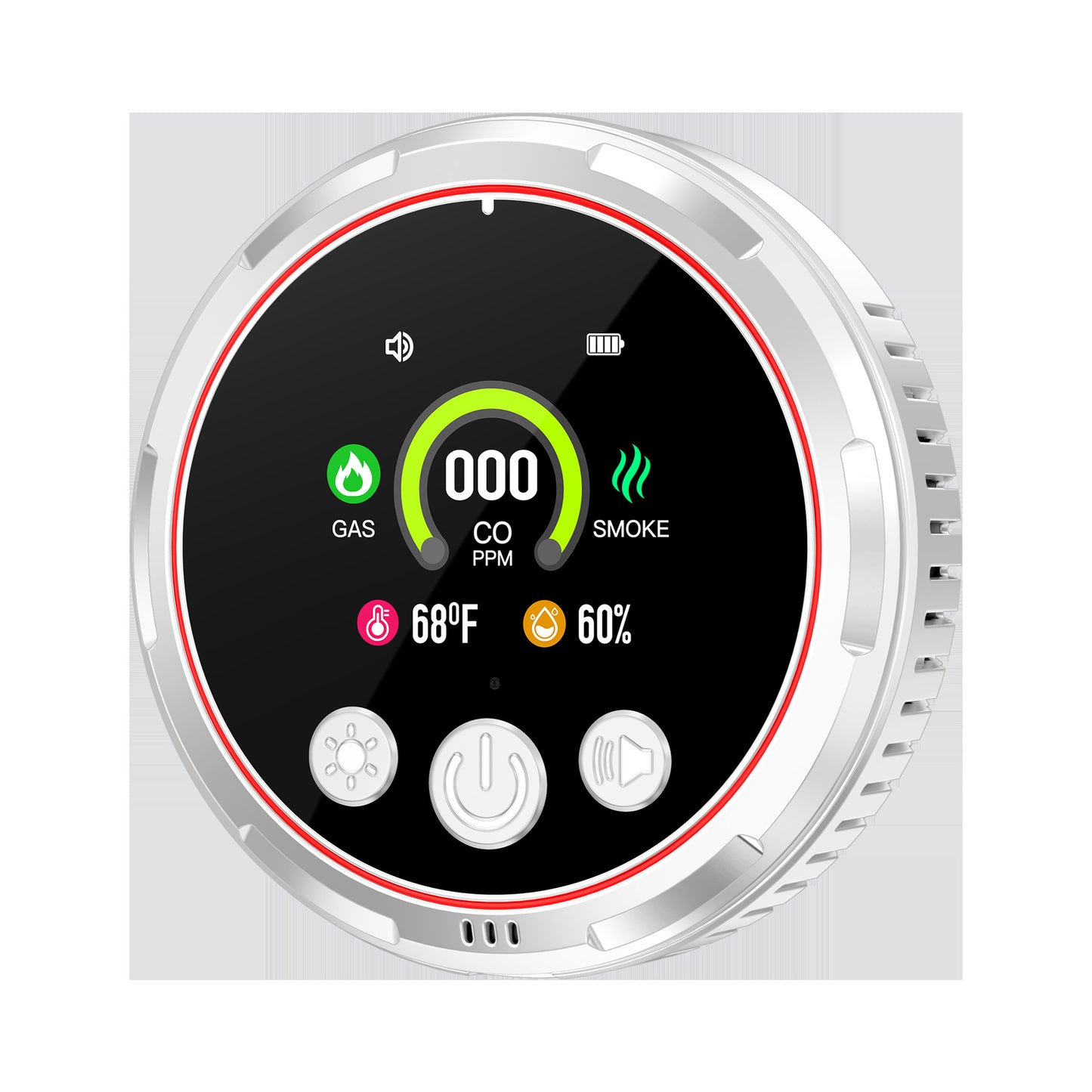 Smart Portable Detector with Temperature Humidity Monitoring