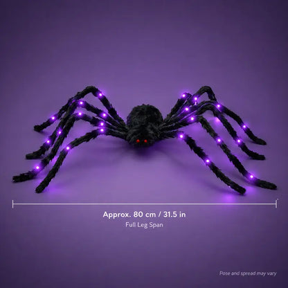 Light-up spider Halloween decoration