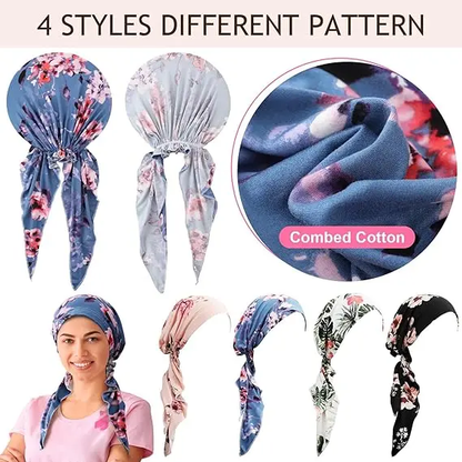 4PCS Women's Headscarf Cap