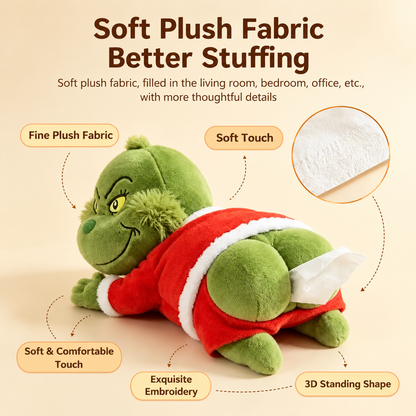 The Grinch Christmas Tissue Box Cover