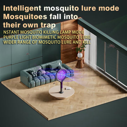 Rechargeable Electric Mosquito Swatter with Extendable Handle
