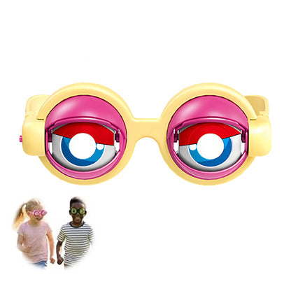 Winking Glasses for Parties & Performances, Kinetic Crazy Eyes with Manual Blink Action