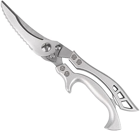 Stainless Steel Kitchen Poultry Shears, Chicken Bone Scissors, Scale Clean Cook Scissors