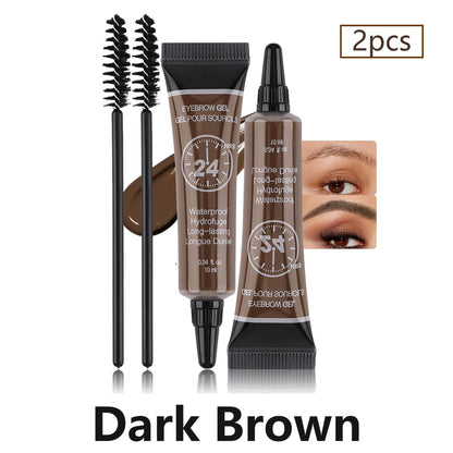 2Pcs Thickening Brow Mascara, Extreme Hold Tinted Eyebrow Gel