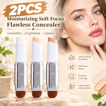 Hydrating Blurring Flawless Coverage Concealer for Dewy Skin