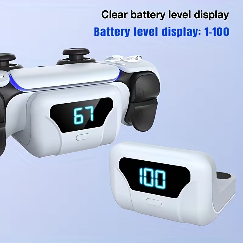 PS5 Controller Battery Pack 1500mAh – External Rechargeable Battery for DualSense & Edge Controllers