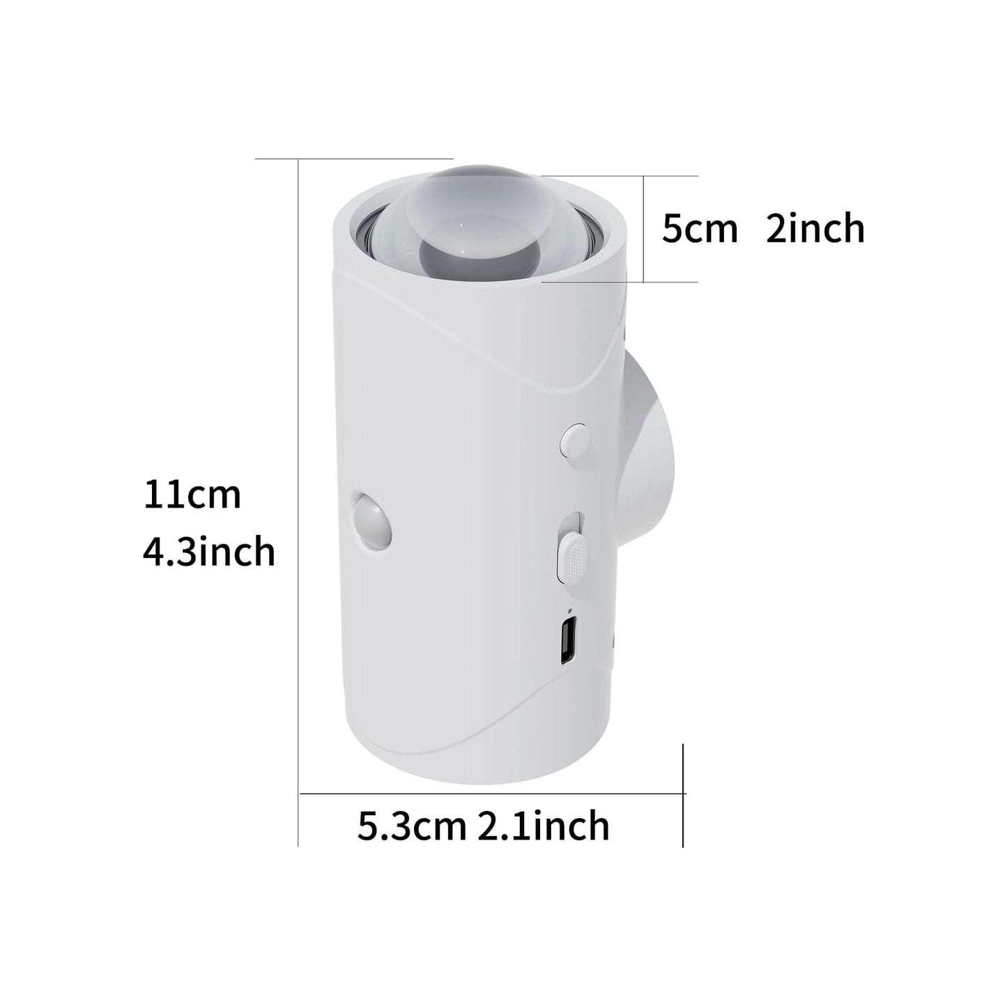 LED Wireless Magnetic Wall Lamp with 7 Colors Changing, Motion Sensor, 1500mAh Rechargeable Battery