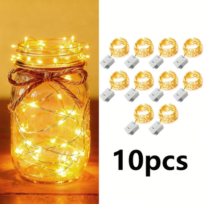 LED Fairy Lights Battery Operated,3 Features Blinking Slowly Blinking