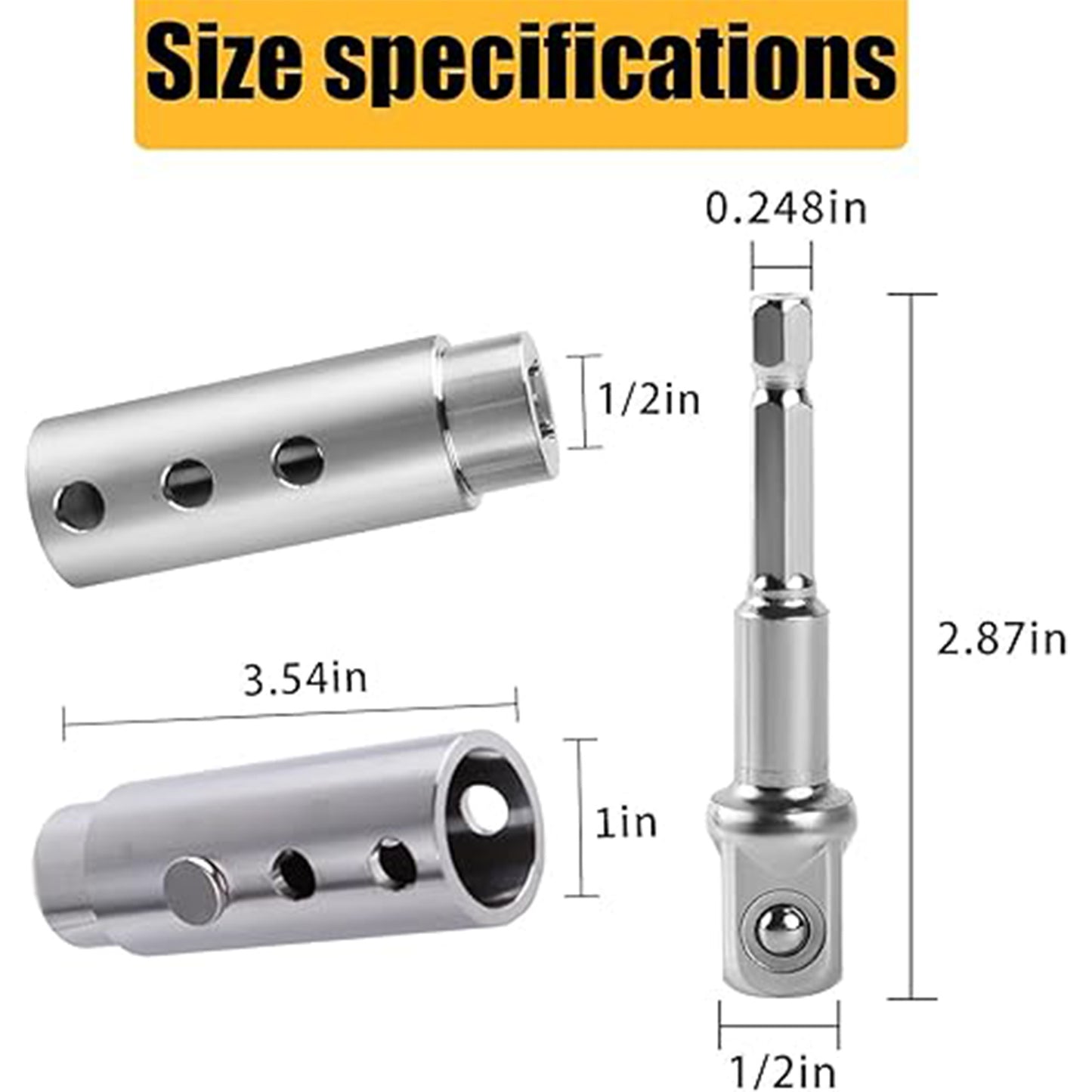 Trailer Jack Drill Adapter Compatible Set