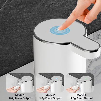 Rechargeable Automatic Foaming Soap Dispenser - 3-Level Adjustable Waterproof Soap Dispenser for Bathroom & Kitchen