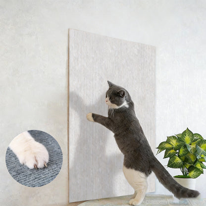 Cat Wall Scratcher Mat with Super Strong Nano Tape