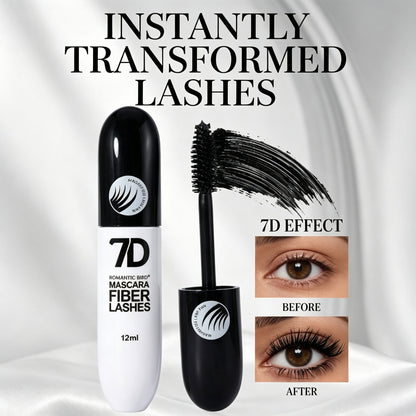 2PCS 7D Silk Fiber Black Mascara