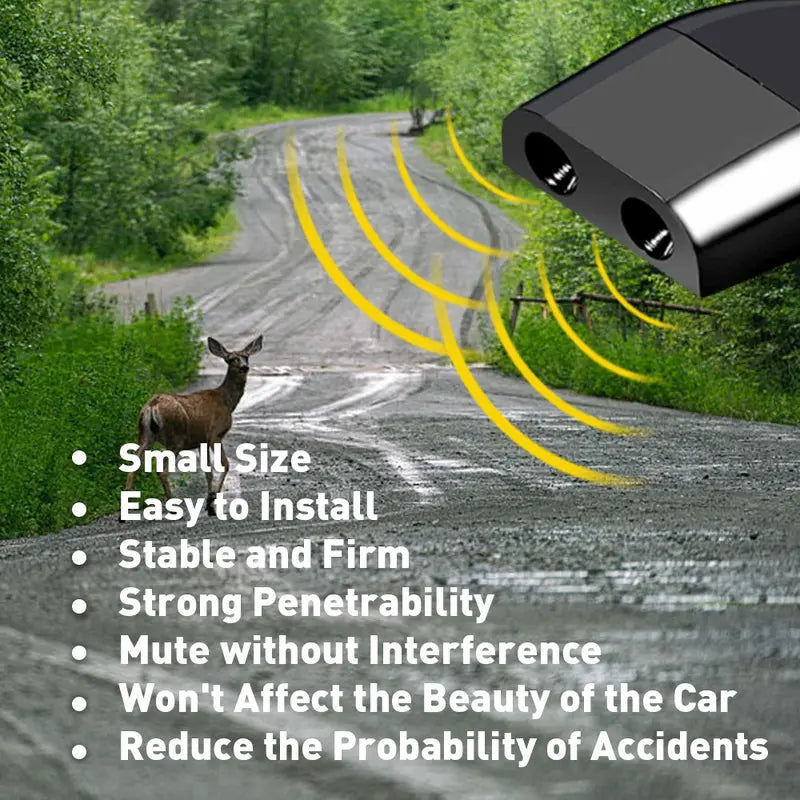 4PCS Deer Whistles Animal Warning Whistle Safety Trucks Cars RVs Motorcycles USA