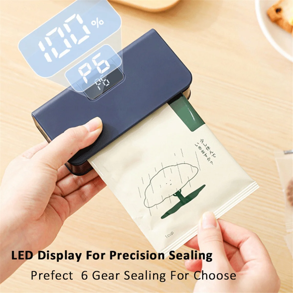 USB Electric Sealer for Snacks Multi Purpose with User Friendly Operation