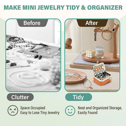 Genuine Leather Mini Jewelry Box