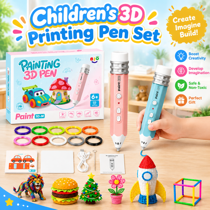 3D Pen Set for Kids, Easy to Use, Learn from Home Art