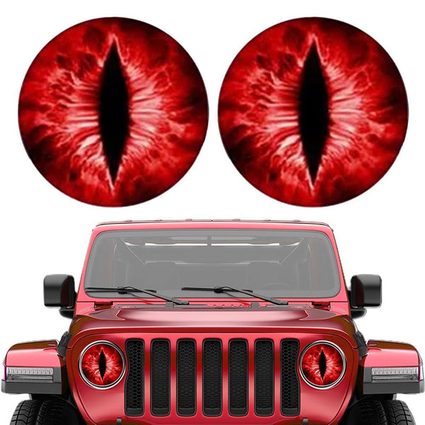 Beast Eyes Headlight Decals