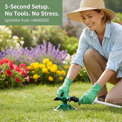 Automatic 360° Rotating Lawn Sprinkler