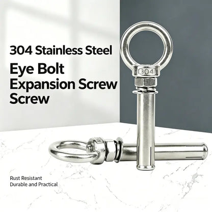 2 Pcs Eye-Bolt Expansion Anchors