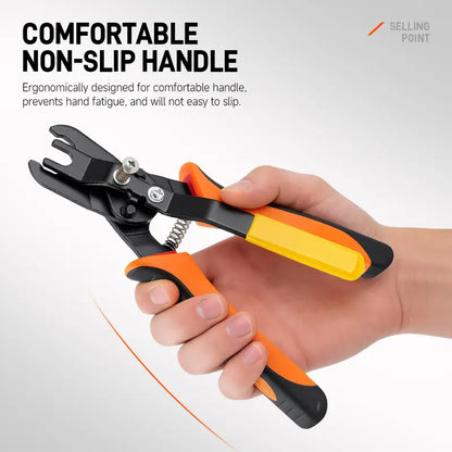 1-Hand Op. Heavy Duty Push-to-Connect Air Hose Connector Remover Pliers