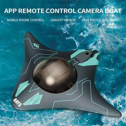 App Wireless Control Waterproof RC Camera Boat