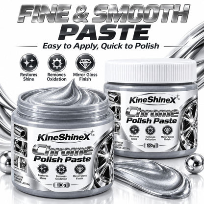 Silver Chrome Polishing Paste