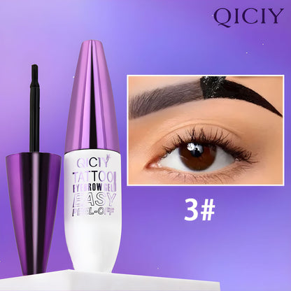 4Pcs Easy Tatoo Eyebrow Gel Peel off - Semi-Permanent Tattoo Eyebrow Tint Kit Waterproof Long  Reviewed by 52,150+ customers