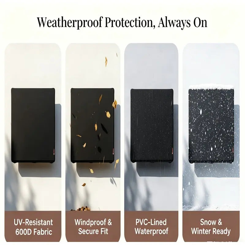 Outdoor TV cover, waterproof and weather-resistant