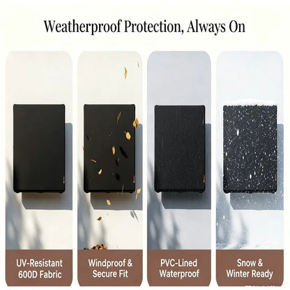 Outdoor TV cover, waterproof and weather-resistant