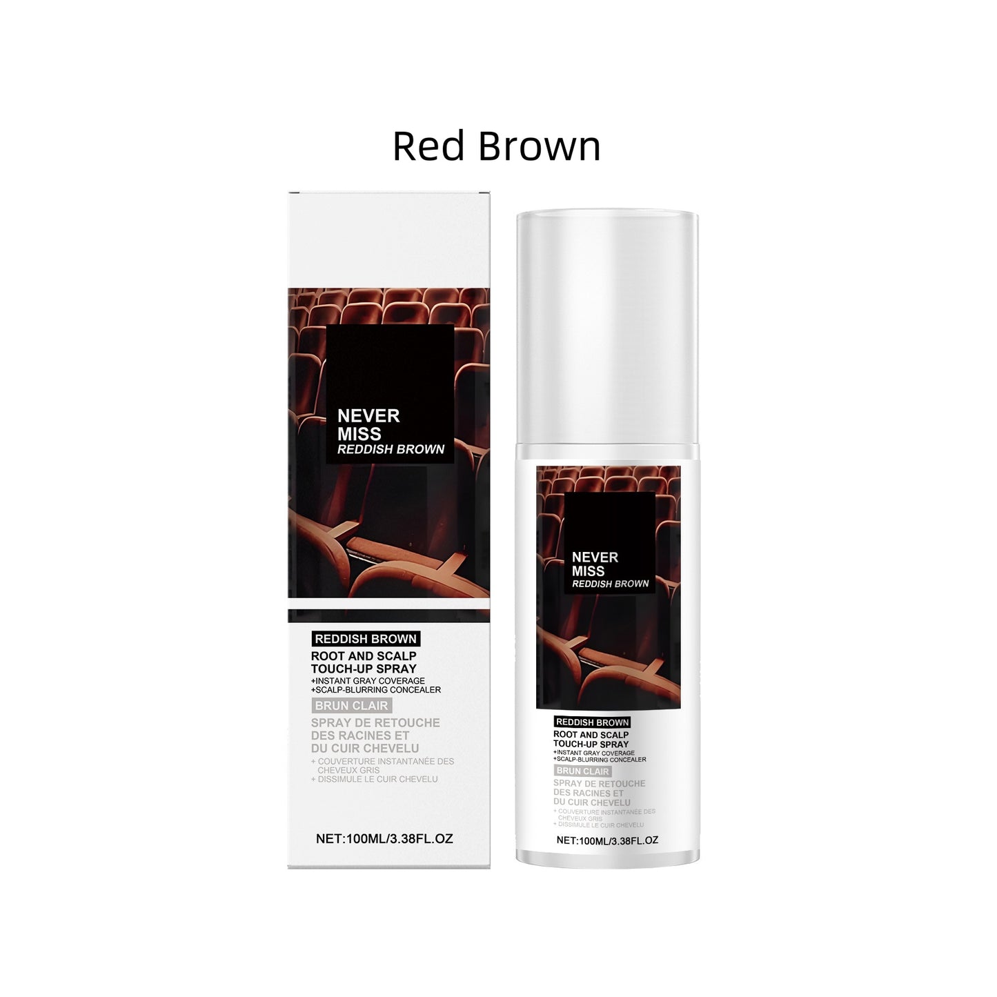 Scalp Touch-Up Spray - Dark Blonde | Temporary Gray Coverage for Roots & Thinning Hair | Waterproof, Sweat-Resistant