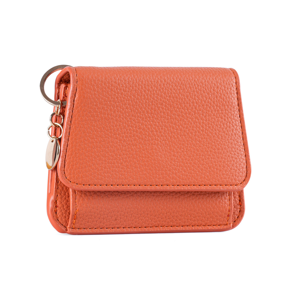 RFID Short Wallets for Women – Fashionable Card Holder with Key Ring & Coin Purse