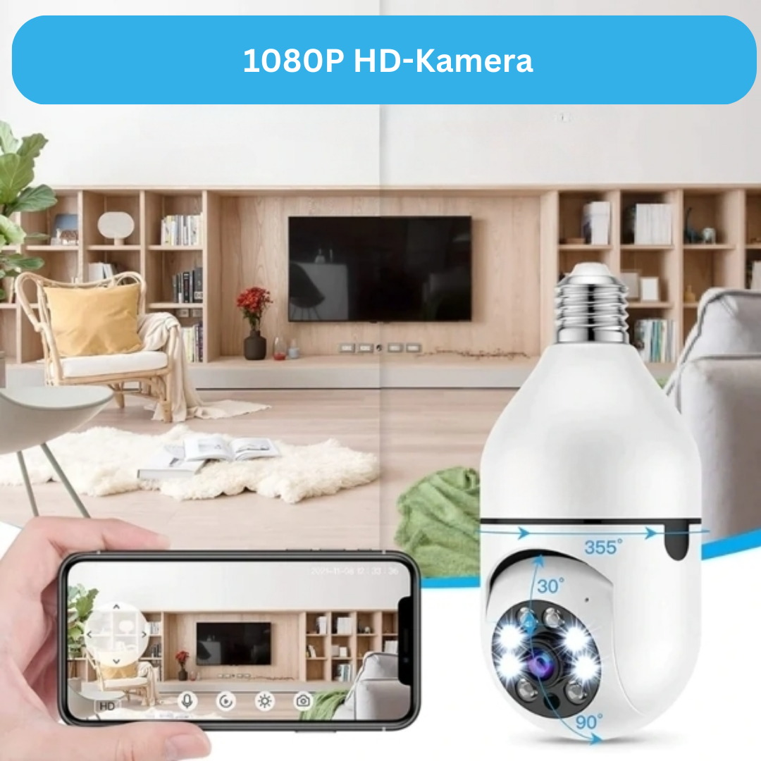 SpyBulb™ - Security WiFi Bulb Camera