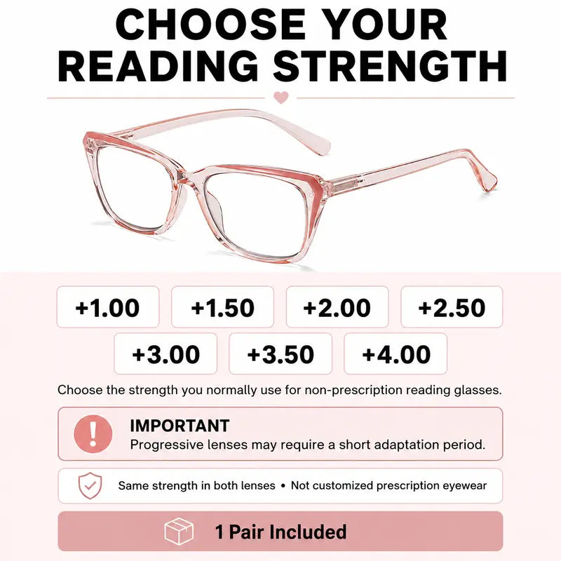 Progressive Photochromic Readers for Women