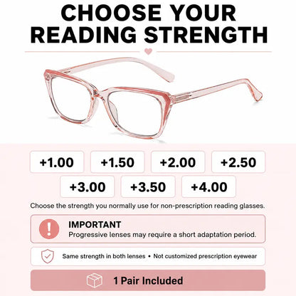 Progressive Photochromic Readers for Women