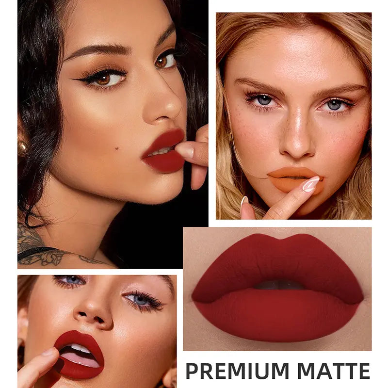 3PCS Matte Velvet Lip Gloss