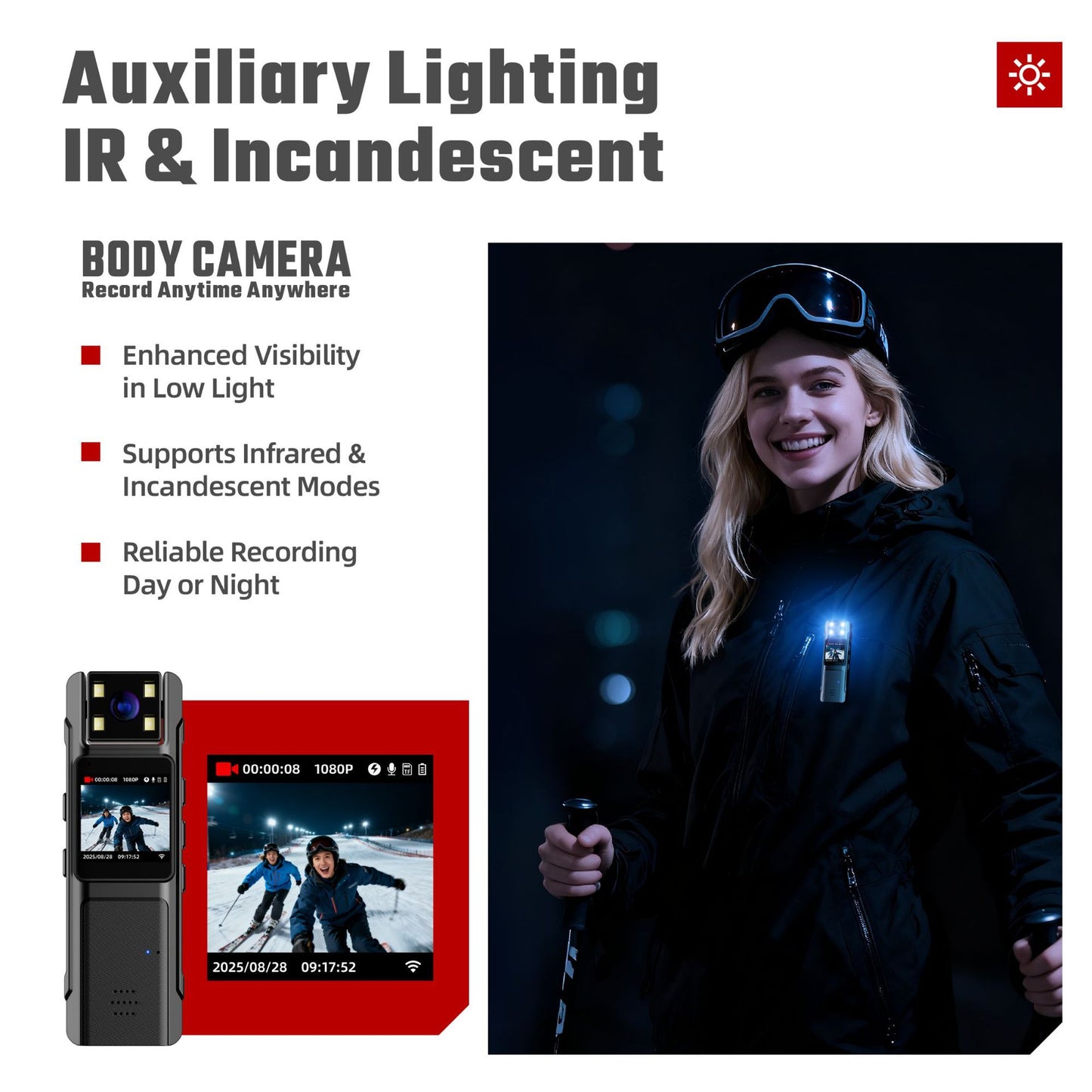 1080P HD Portable Outdoor Camera
