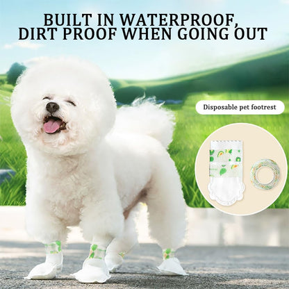 20PCS Disposable Protective Paw Covers for Pets