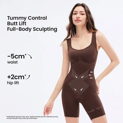 Tummy Control Butt Liftter Faja Bodysuit, Back Support Scrunch Back Open Design