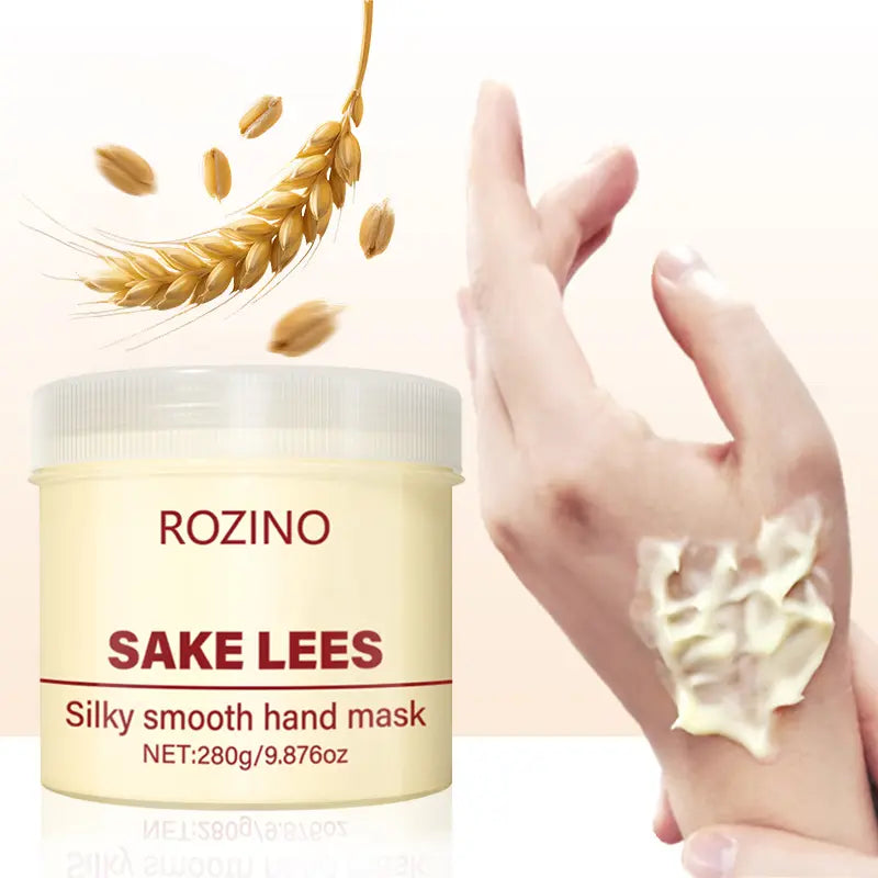 Sake Lees Hand Mask - Silky Smooth Formula for Hand Skin Care & Moisturization